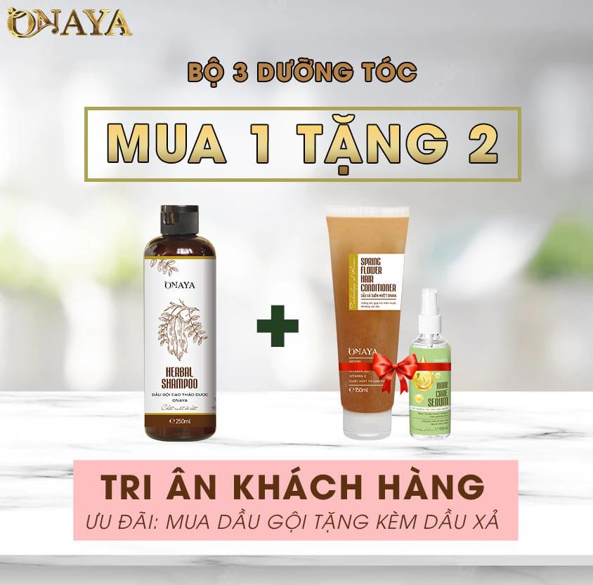 Mái Tóc Khỏe Đẹp Với Dầu Gội Cao Thảo Dược ONAYA