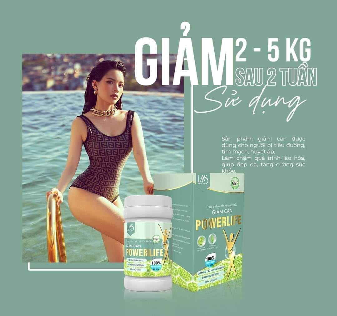 Sữa tảo giảm cân powerlife Las Beauty
