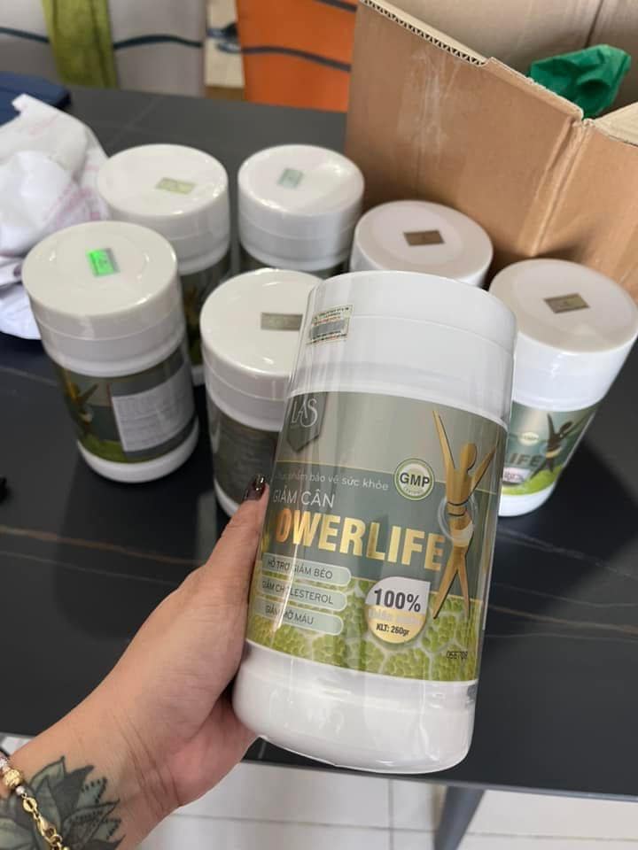 Sữa tảo giảm cân powerlife Las Beauty