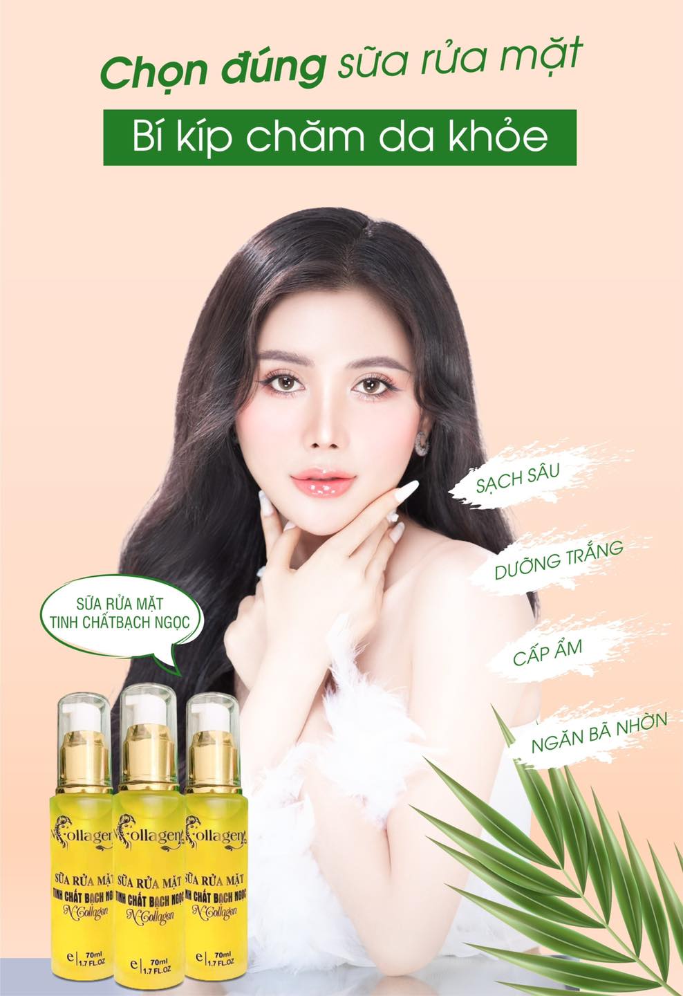 Chọn sữa rửa mặt đúng bước đầu cho lan da đẹp