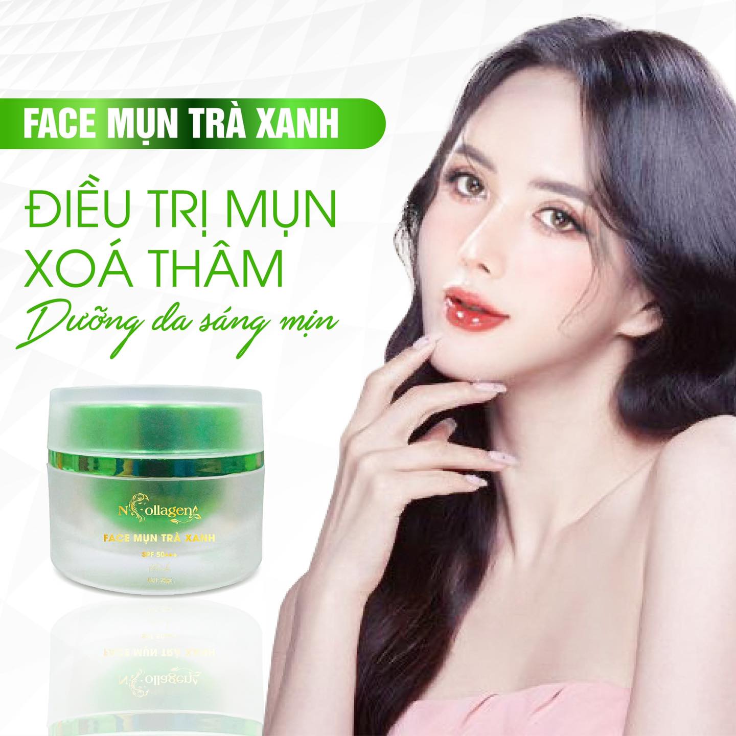 Tuyệt chiêu chăm da láng mịn khỏi mụn cùng Face Mụn Trà Xanh