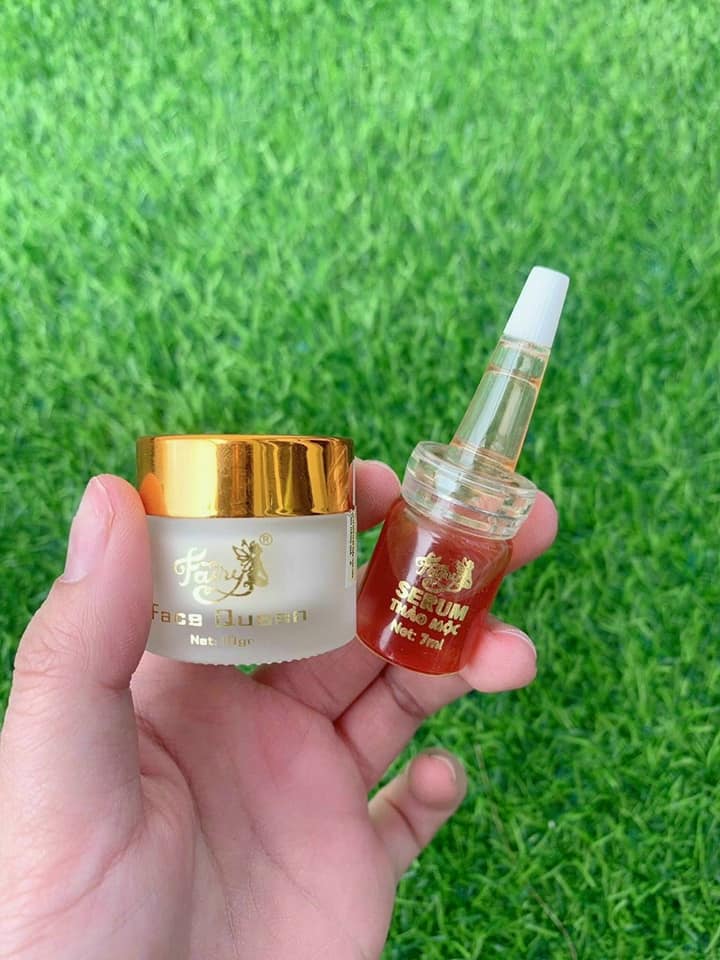 Serum Thảo Mộc Fairy Cosmetics mini 7ml dưỡng trắng căng bóng da