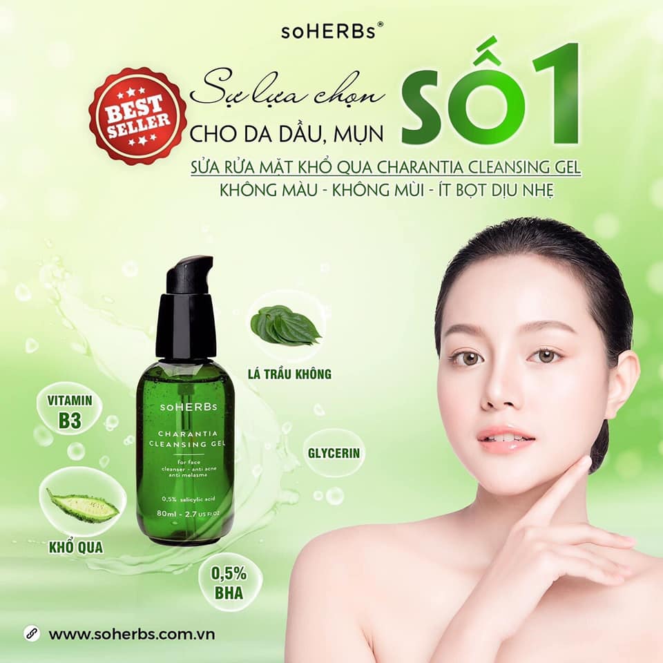 Kiềm dầu vô đối kháng viêm ngừa mụn da sạch mướt mát