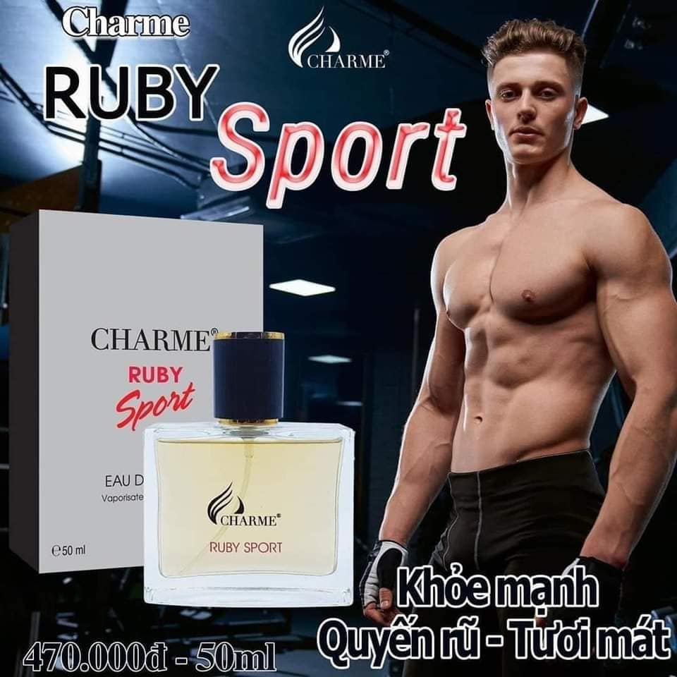 Charme Ruby Sport nước hoa thể thao cho ngày hè năng động