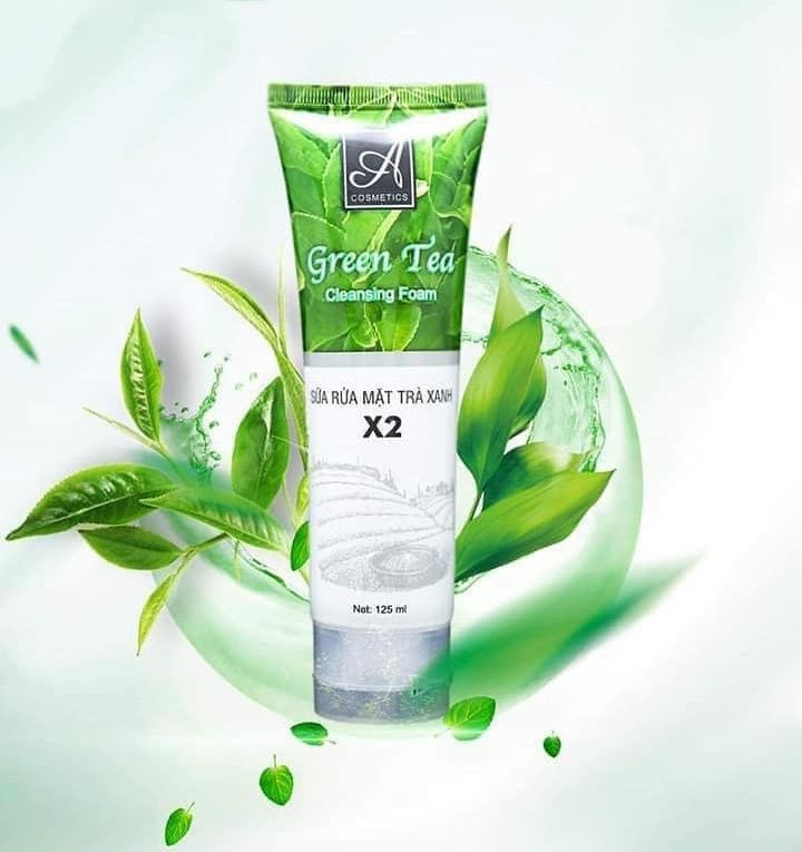 SỮA RỮA MẶT TRÀ XANH X2 - A COMESTICS