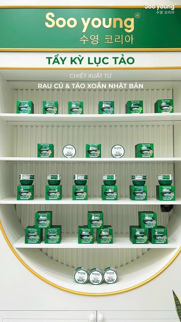 Tẩy kỳ Lục Tảo chiết xuất từ rau củ và tảo xoắn Nhật Bản