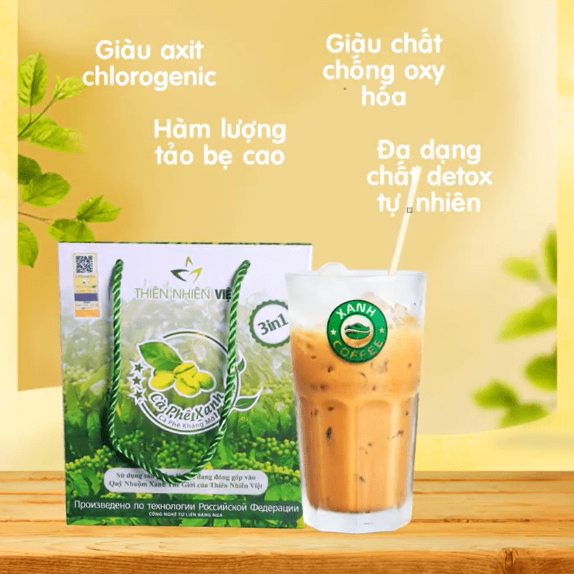 Cà phê xanh - cà phê thơm ngon, kháng mỡ an toàn