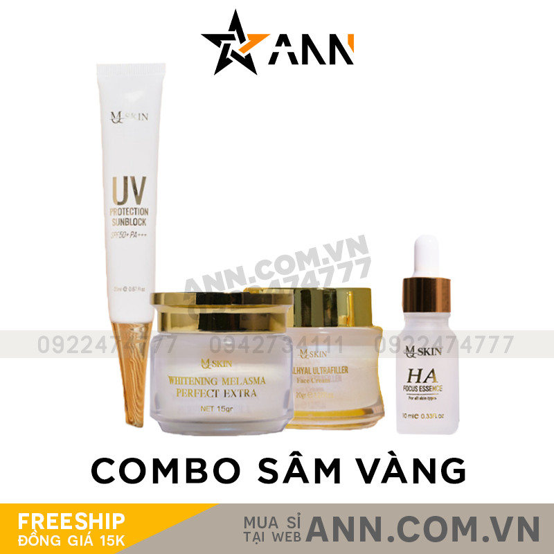 Combo trị nám Sâm Vàng sản phẩm trị nám cực đỉnh