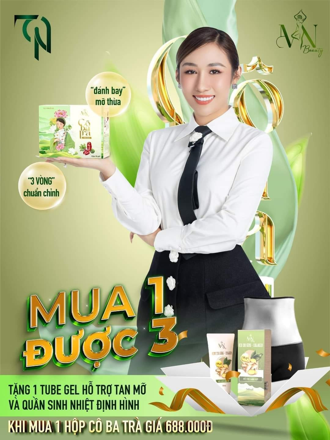 Ra mắt sản phẩm mới trà "Cô Ba Trà" giảm mỡ