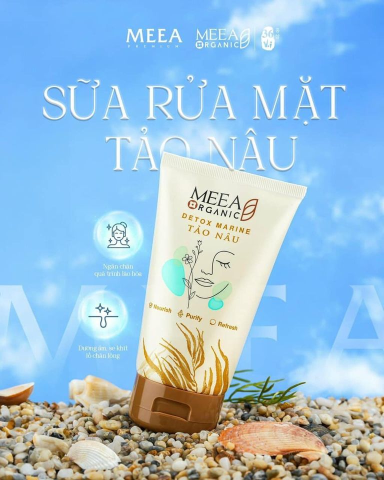 SỮA RỬA MẶT TẢO NÂU - DETOX