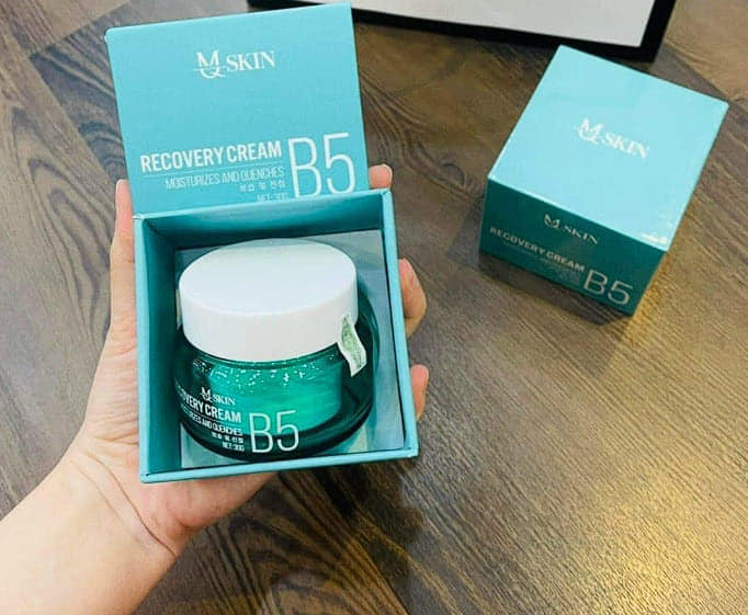 Combo bất bại mùa hè kem B5 Serum phục hồi da MQ Skin