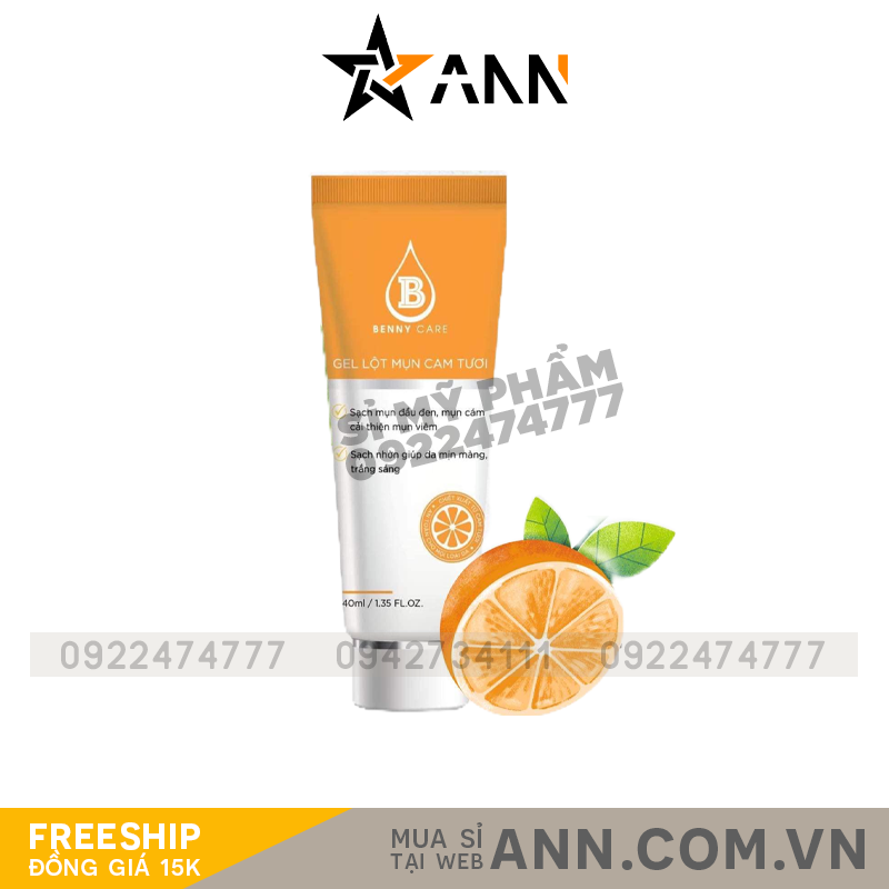 Gel Lột Mụn Cam Tươi MD Beauty Benny Care