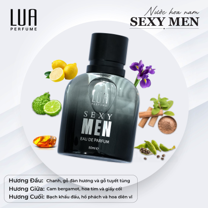 Nước Hoa Nam Sexy Men Phiên Bản Mới Lua Perfume