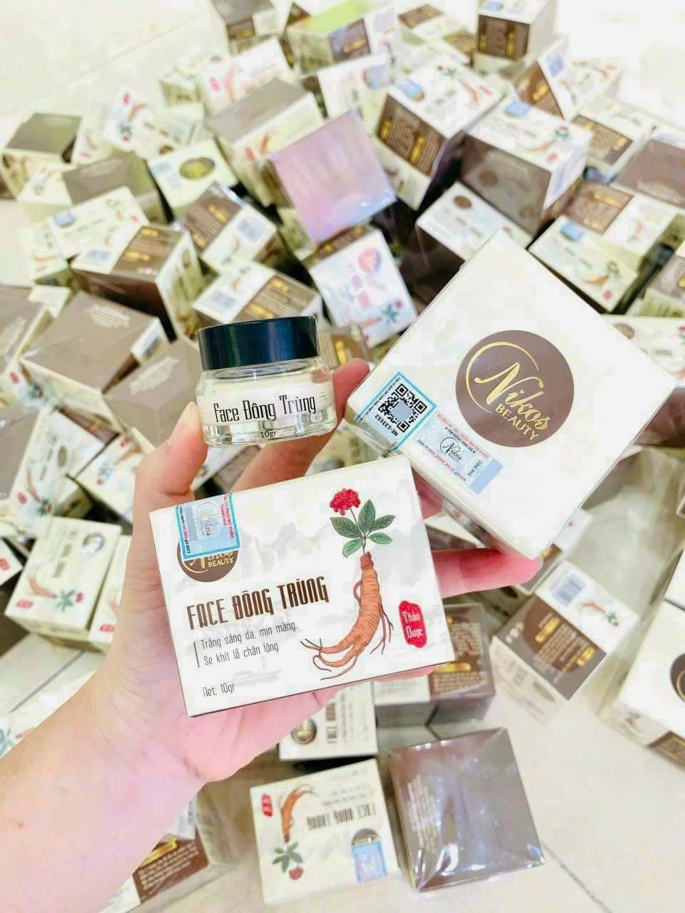Kem Face Đông Trùng Nikos Beauty Chính hãng xài  là đẹp từng ngày luôn