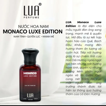 Nước Hoa Nam Monaco Luxe Edition 50ml LUA Perfume