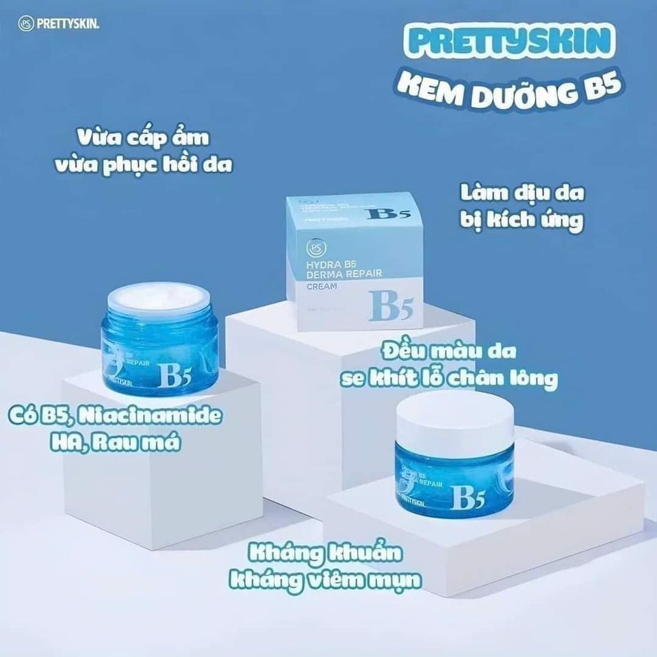 Kem dưỡng B5 giải pháp duy trì kết quả phục hồi tái tạo da