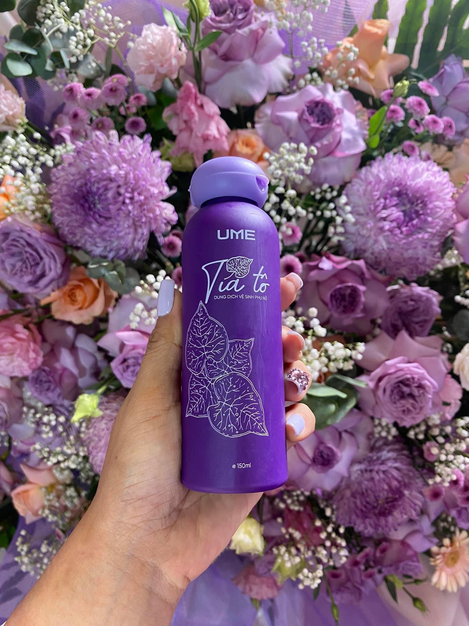 Dung Dịch Vệ Sinh Phụ Nữ Tía Tô UME Ngọc Trinh 150ml giải pháp các vấn đề vùng kín