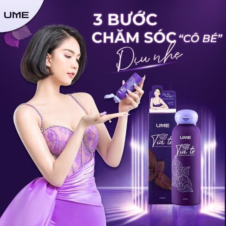 Dung Dịch Vệ Sinh Phụ Nữ Tía Tô UME Ngọc Trinh 150ml giải pháp các vấn đề vùng kín