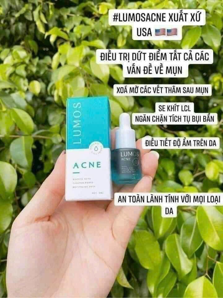 Serum Mụn Lumos Acne 5ml  Em này đúng chuẩn dũng sĩ diệt mụn luôn ạ
