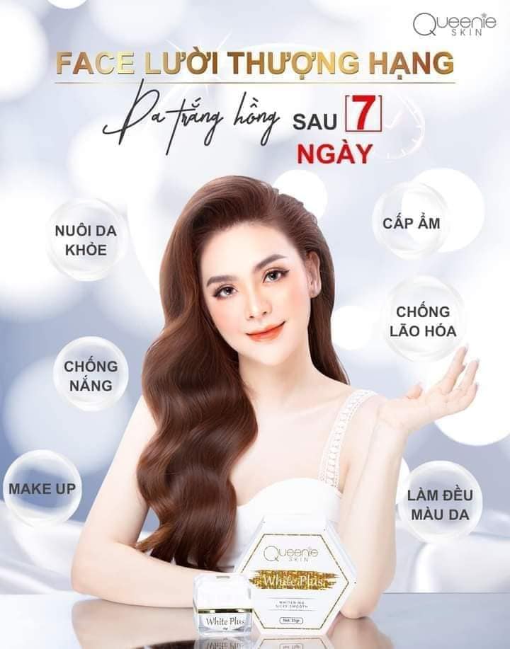 Kem Face Lười Queenie Skin Thượng Hạng White Plus