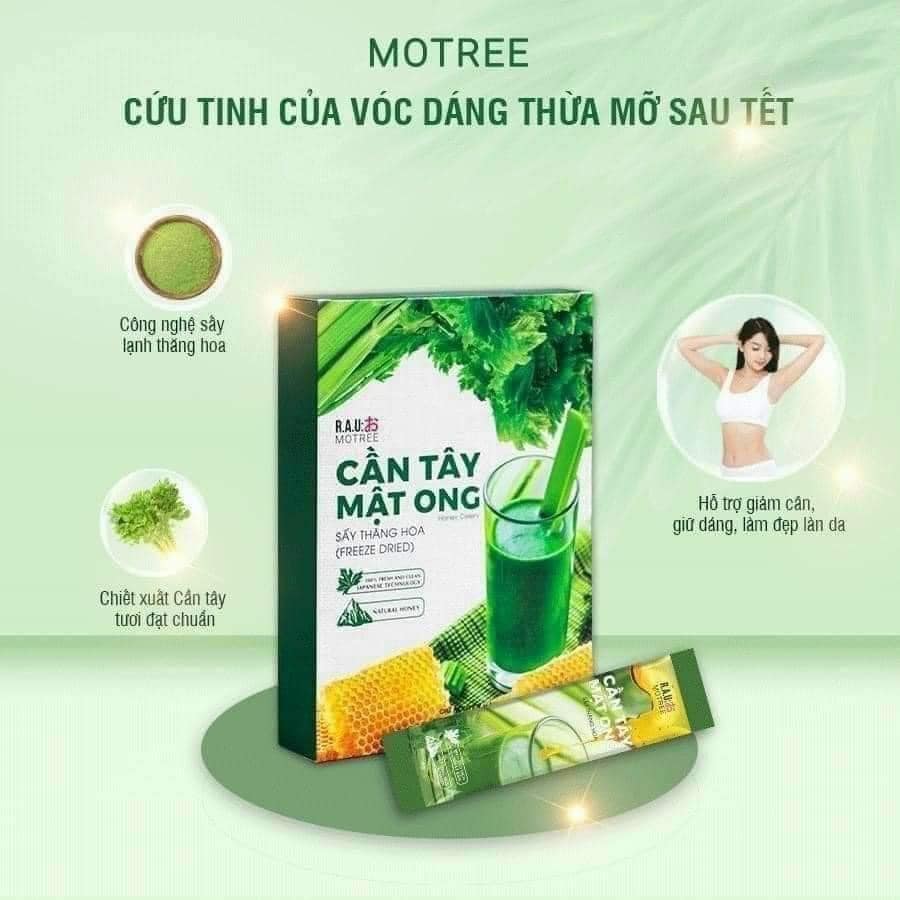 Cần Tây Mật Ong Motree hỗ trợ giảm cân an toàn