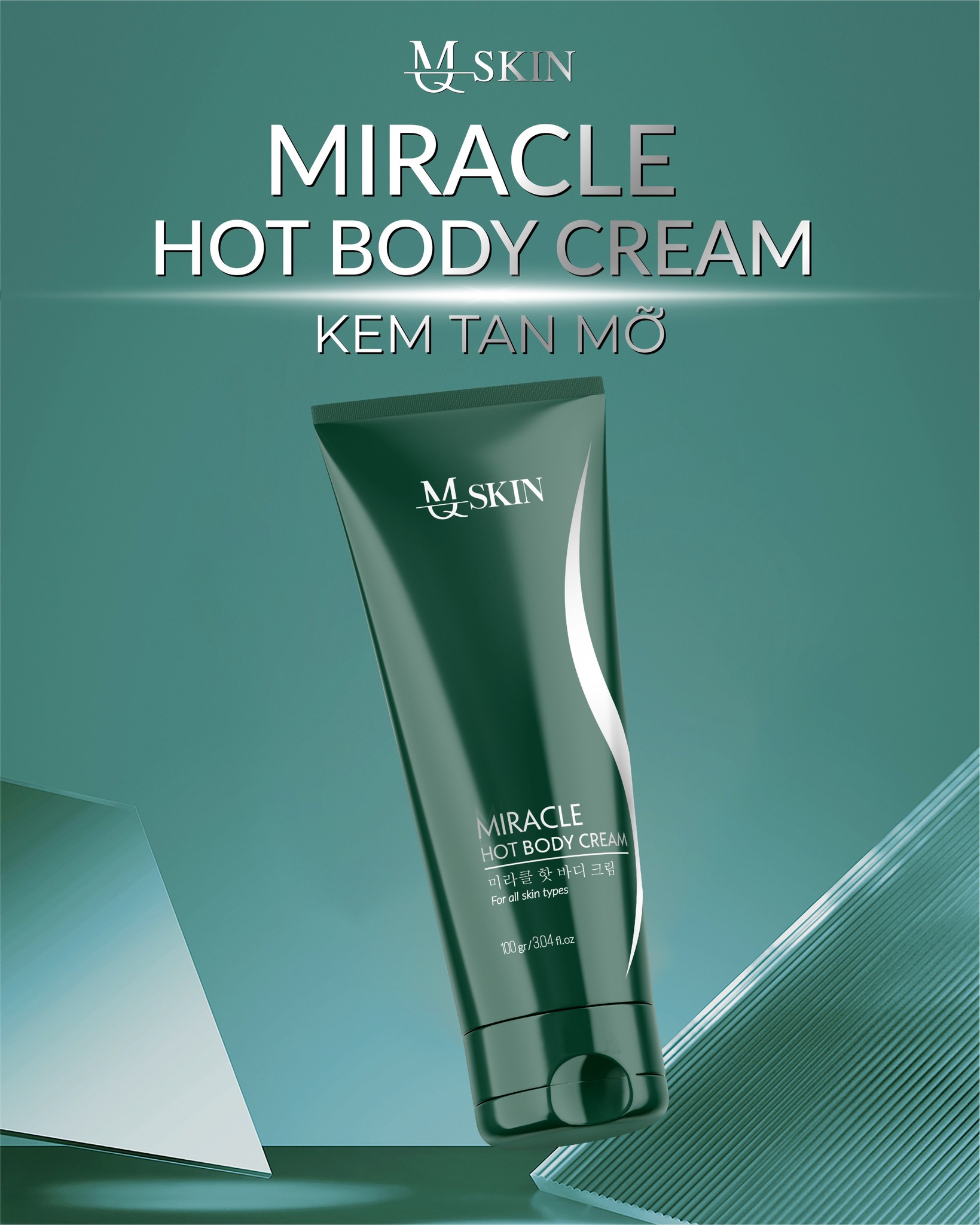 Kem Giảm Mỡ MQ Skin Miracle Hot Body Cream
