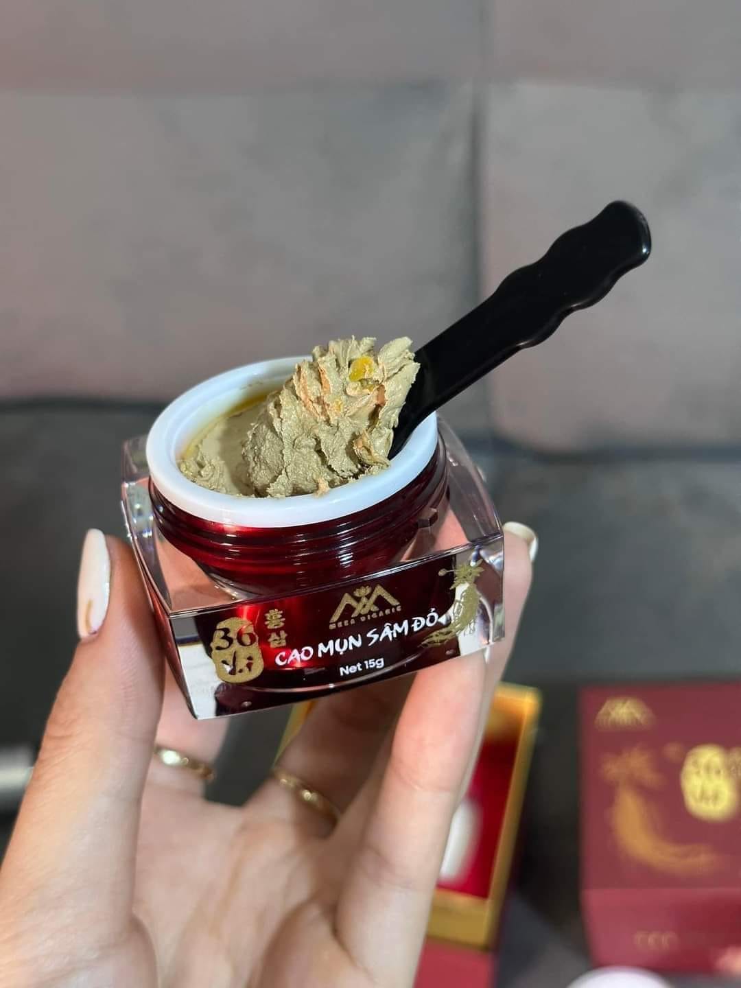 Cao Mụn Sâm Đỏ 36 Vị MeeA Organic Loại Lớn 15g
