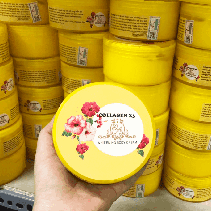 Kem Body Trắng Da Collagen x3  một loại kem đang gây nghiện cho chị em yêu thích làm đẹp trong thời gian gần đây