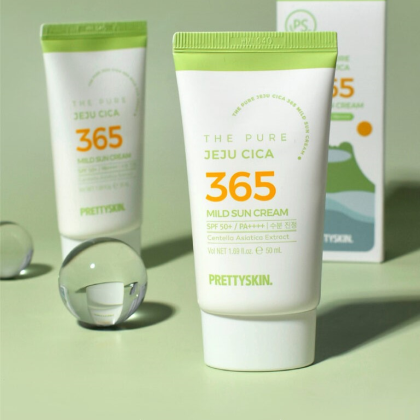 Kem Chống Nắng Prettyskin 365 Mild Sun Cream Phục Hồi Da Mỏng Yếu