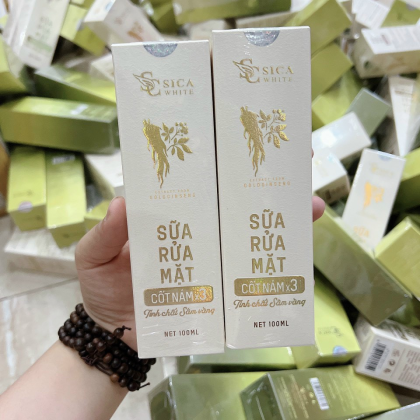sữa rửa mặt cốt nám Sica White Cung cấp dưỡng chất giúp trẻ hóa da