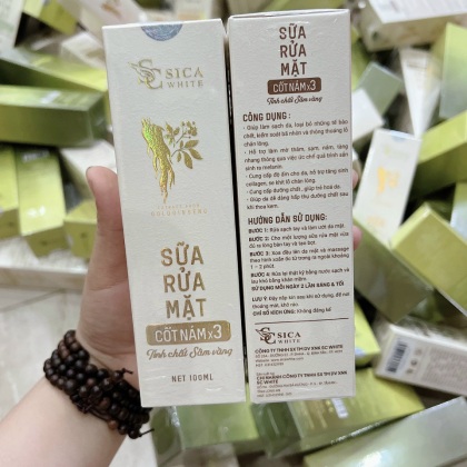 sữa rửa mặt cốt nám Sica White Cung cấp dưỡng chất giúp trẻ hóa da