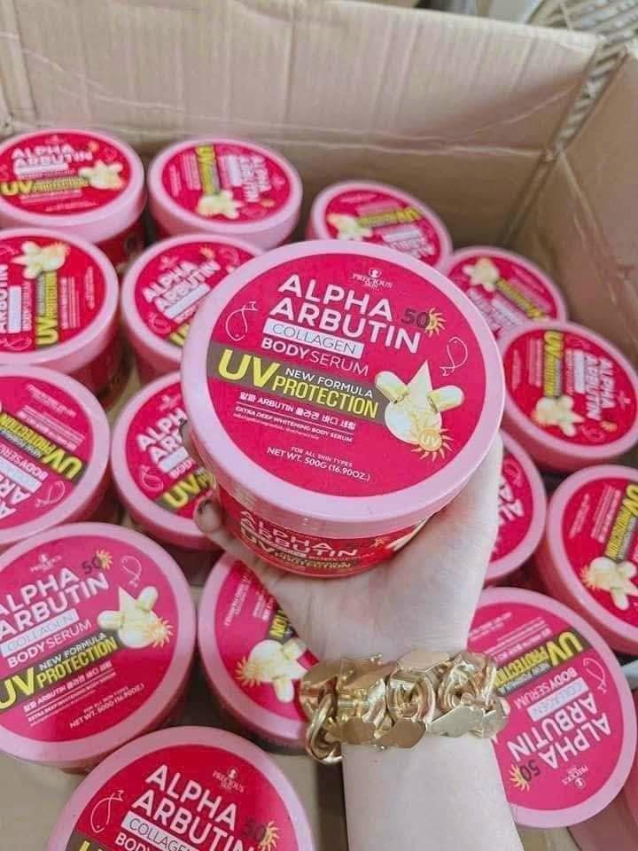Kem dưỡng trắng chống nắng Alpha Arbutin New UV Serum Protection