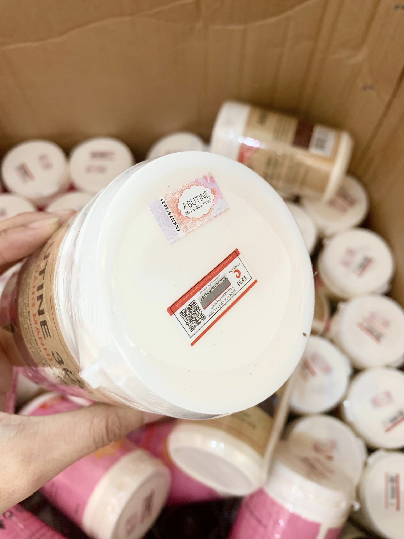 Kem Kίсh Trắng Abutine 3C3 Super White 500g