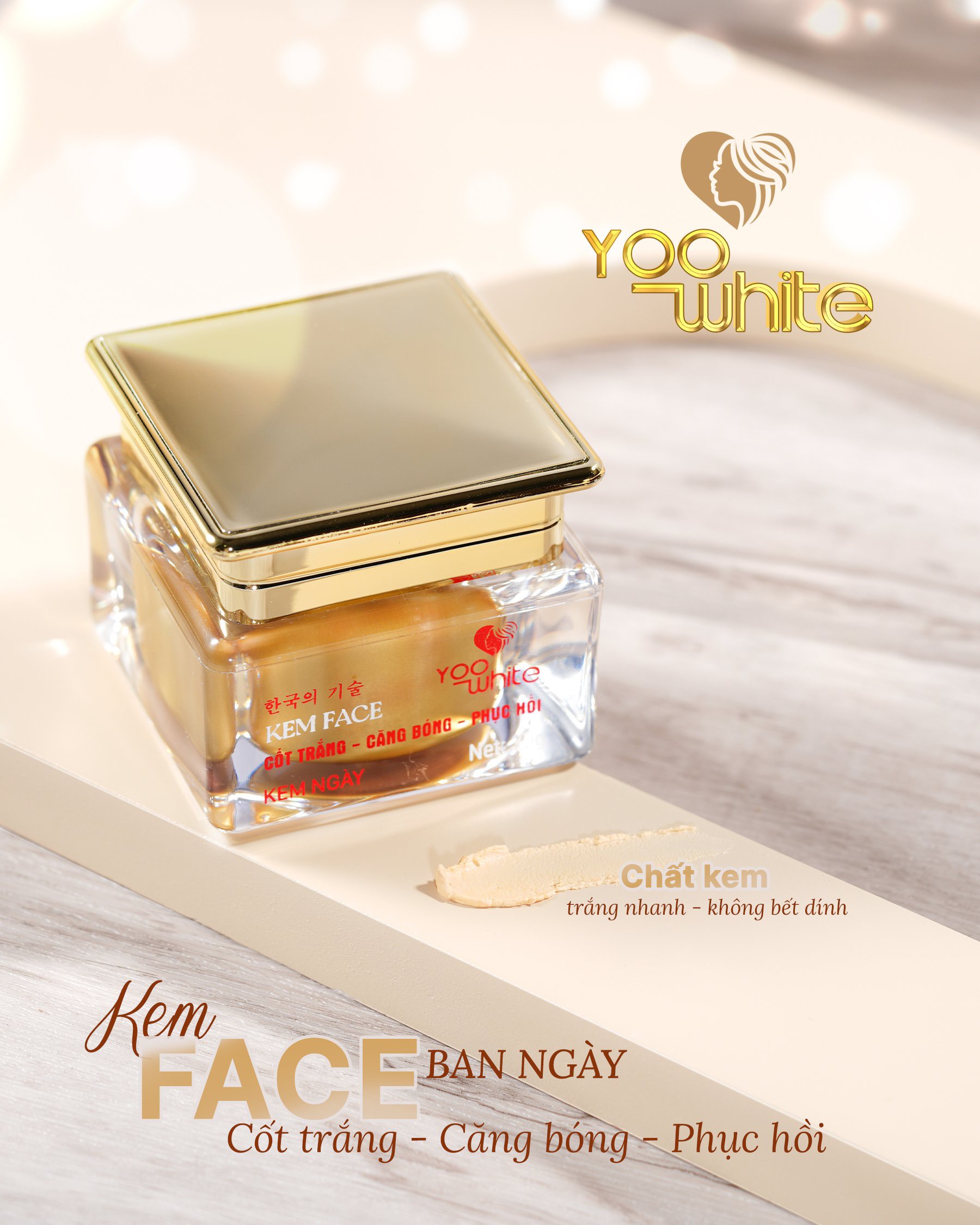 Trọn bộ dưỡng da mờ sạm nám tàn nhang nhà Yoo White