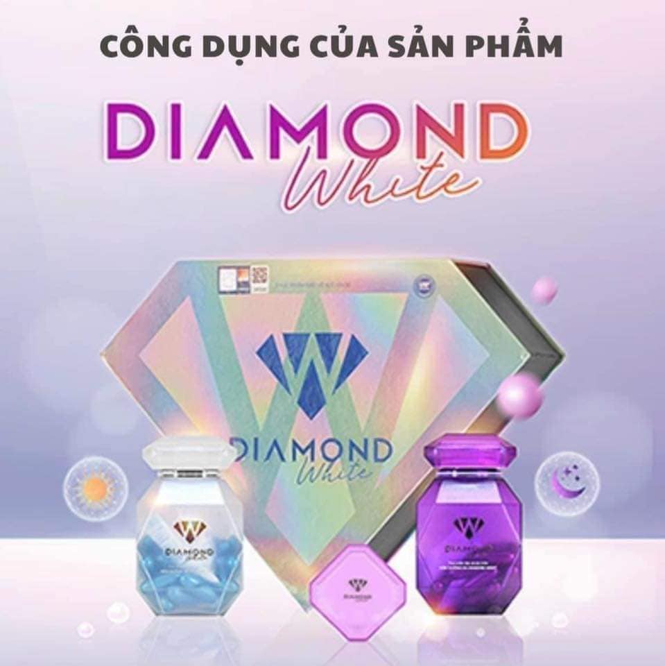 Diamond White  Viên Uống Trắng Da Ngọc Trinh da trắng tự tin và cá tính với siêu phẩm