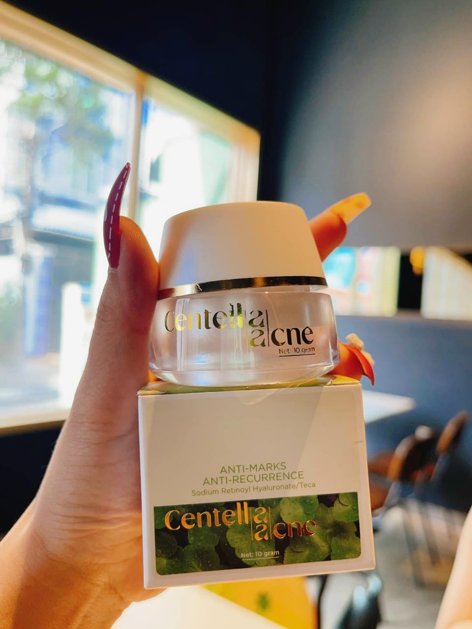 Combo Giảm Mụn Kem Face Rau Má Centella Ance Jiuhe và Serum Acne Extra Jiuhe Thanh Tô Cosmetics