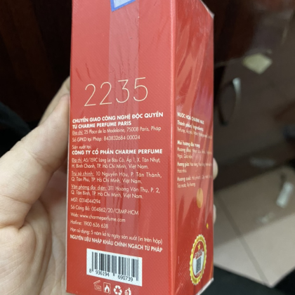 Nước Hoa Nữ Charme Max 35ml