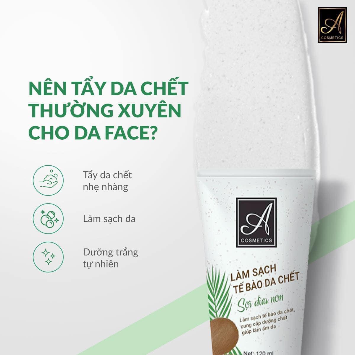 Khám Phá Bí Mật Làn Da Mịn Màng với Tẩy Da Chết Face Sợi Dừa Non