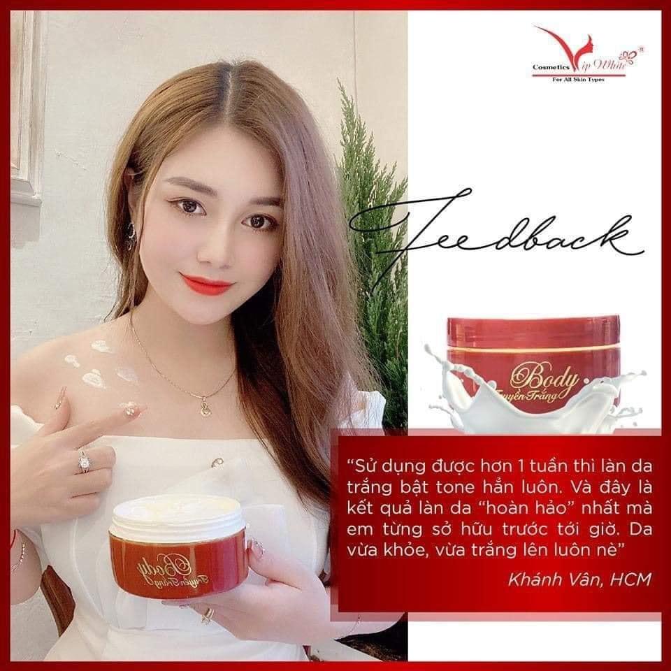 Có kem body truyền trắng - không lo nắng ngày hè