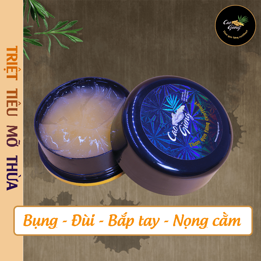 Muốn có thân hình thon gọn thì chọn Cao gừng