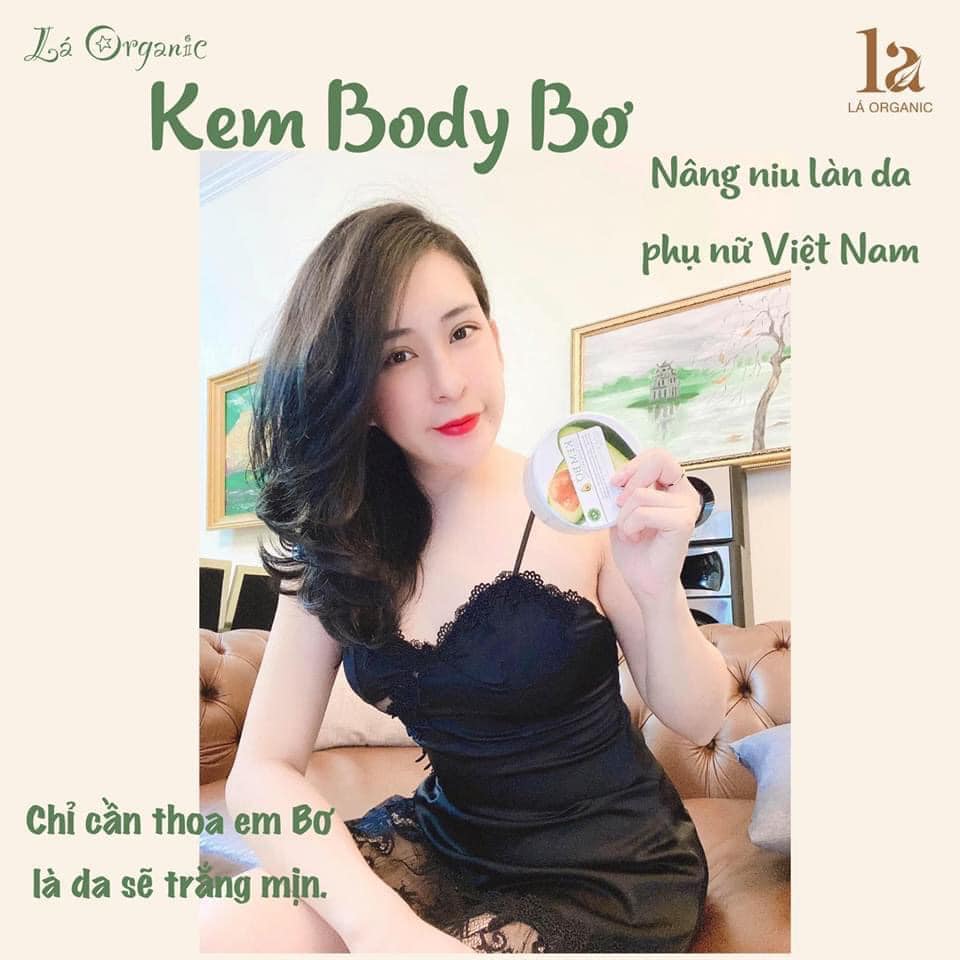 Muốn da đẹp, trắng mịn thì phải chăm sóc kiên trì dưỡng da với Kem Body Bơ