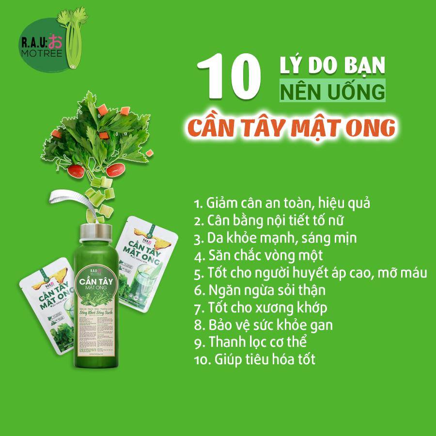 10 công dụng nước cần tây mà chị em nào cũng phải biết