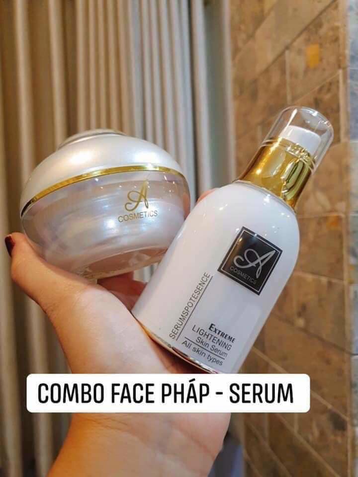 Combo dành cho face giúp trẻ hóa làn da trắng mịn và căng bóng